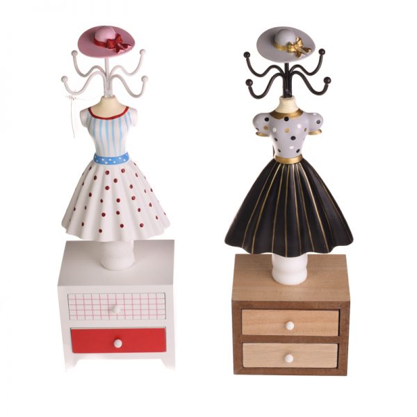 μπουστο σταντ για κοσμηματα ξυλινο