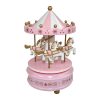 11616 Μουσικό Ξύλινο Καρουζέλ ροζ